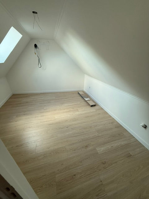 Pose du parquet — chambre principale