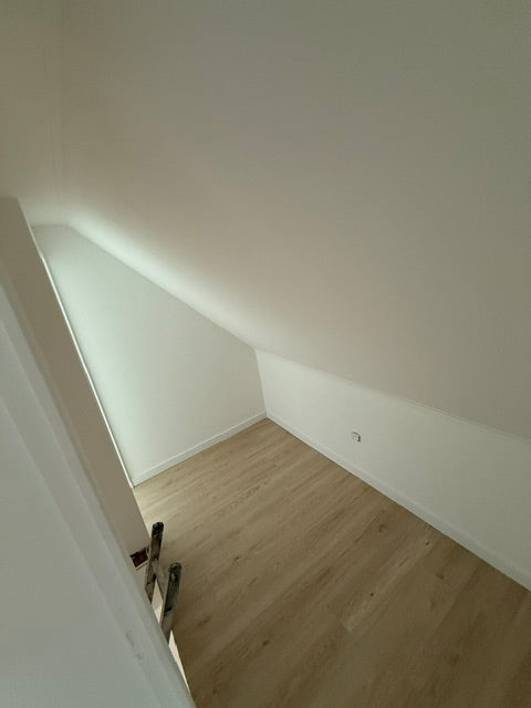 Pose du parquet — chambre principale